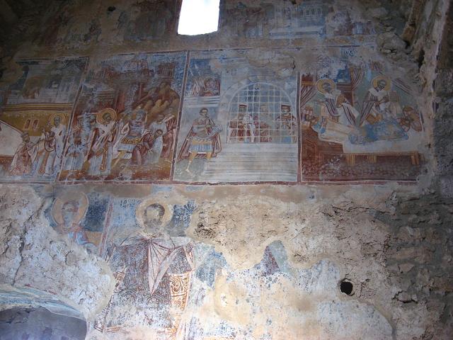 Mystras, frescos