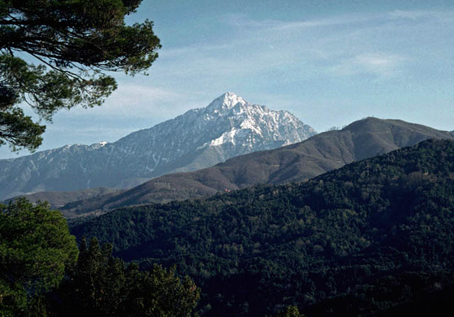Η κορυφή του Άθω από ΒΔ - Mt. Athos's peak from NW