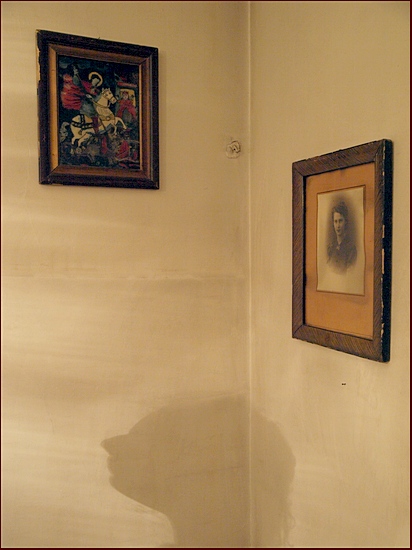 Saint Gheorghe, my grandmother and my wife
