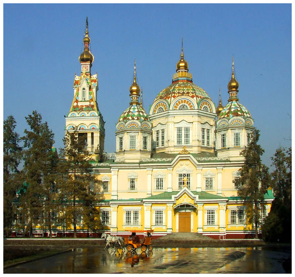 Almaty Kazakhstan Voznesenski Cathedral