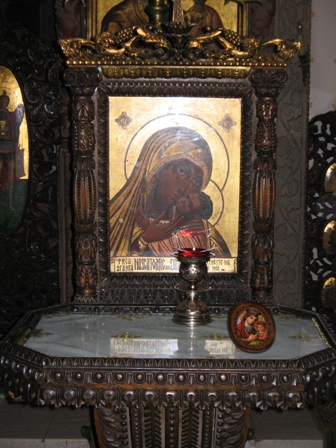 Icoana Maicii Domnului la sfanta manastire Cozia