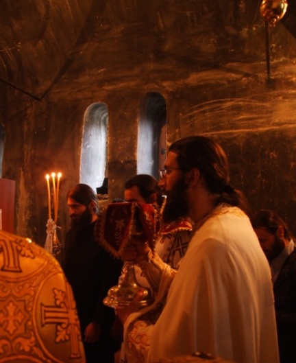 У манастиру Девич 15.12.2008.