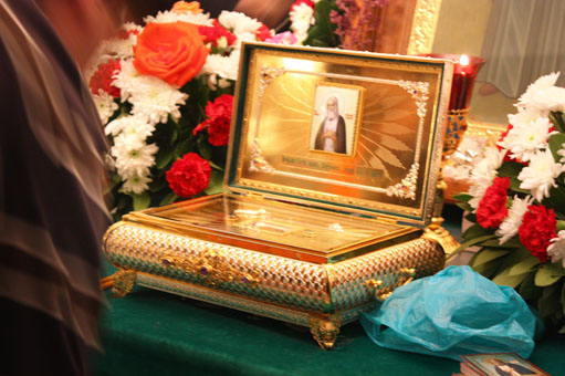 Reliquary of St. Serafim of Sarov