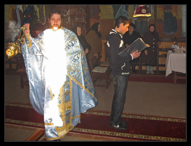 At Holy Liturgy