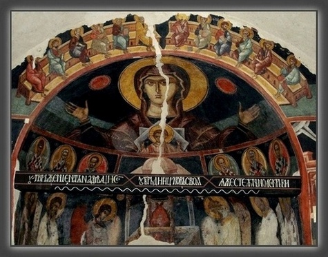 Богородица Платитера – стенопис от 1493 г.