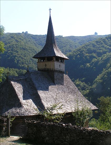 Ancient Woden Church - Sub Piatra Monastery
