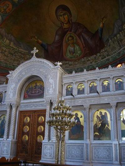 In Agios Andreas cathedral of Patras