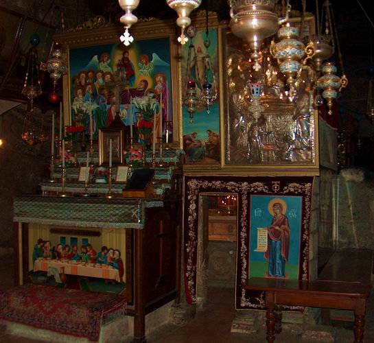 Ghetsimani - Intrarea în mormântul Maicii Domnului 