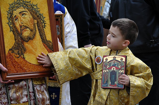Junior deacon on the Sunday of Orthodoxy 2009