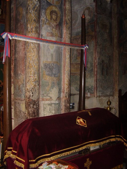 The Relics of Holy Martyr Lazar of Serbia; Ravanica Monastery