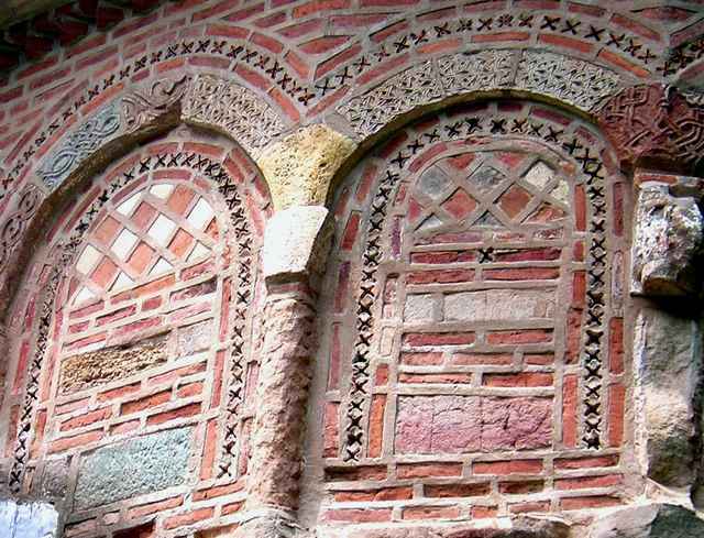 Detalj sa južnog zida hrama manastira RAVANICA
