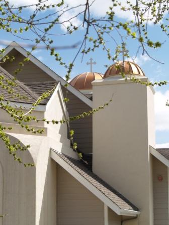 A spring day and an Orthodox Church