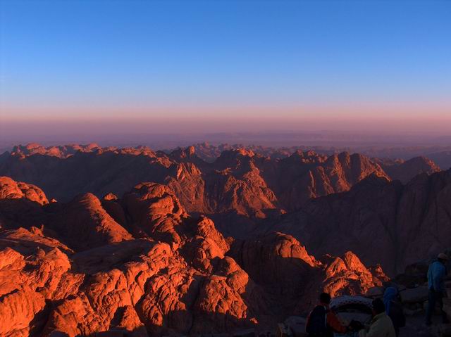 Sunrise on Sinai Mountain 