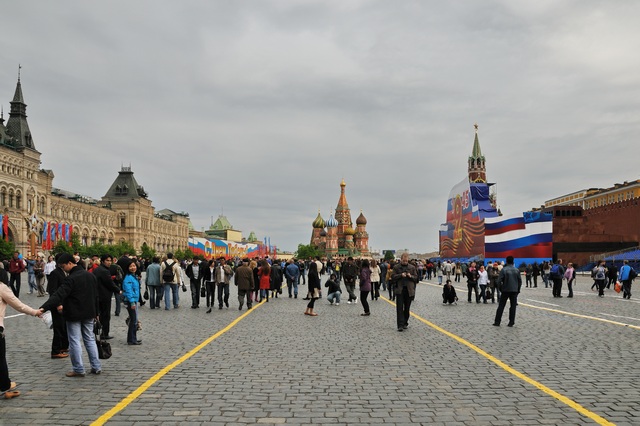 Красная площадь. 9 мая