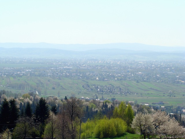 Północne krańce Karpat koło Krosna - Northern ends of the Carpathians near Krosno