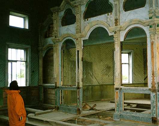 Weathered by seventy years of Soviet atheism.