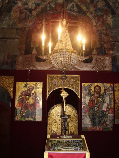 Манастир Савина, иконостас мале цркве