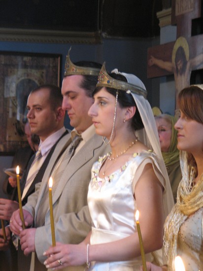 At the Holy Trinity Church in Tbilisi