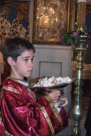 Сава, током Васкршње Литургије