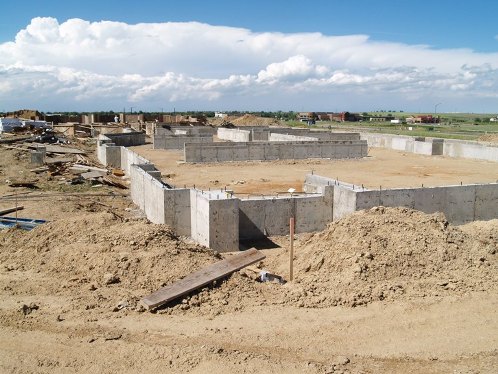 Foundations are nearly finished and ready to Bless