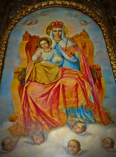 Icoana Maicii Domnului- Catapeteasma Bisericii Sfanta Ecaterina din Bucuresti