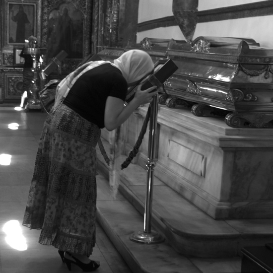 Venerating the Relics of Ss. Solomoni, Euphemia & Theophano