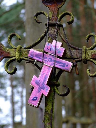 krzyż na sw Górze Grabarce