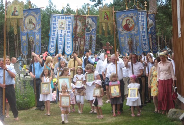 Procesja na świeto Eliasza w Czeremsze Wsi 2.08.2009