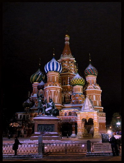 Храм Василија Блаженог, Москва, јануар 2009.