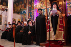 nikosart 
His All Holiness the Ecumenical Patriarch Bartholomew together with other Orthodox Hierarchs. 
2009-08-27 19:58:29