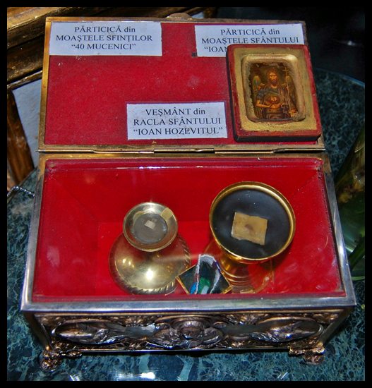 Sfinte moaste la Biserica Icoanei din Bucuresti