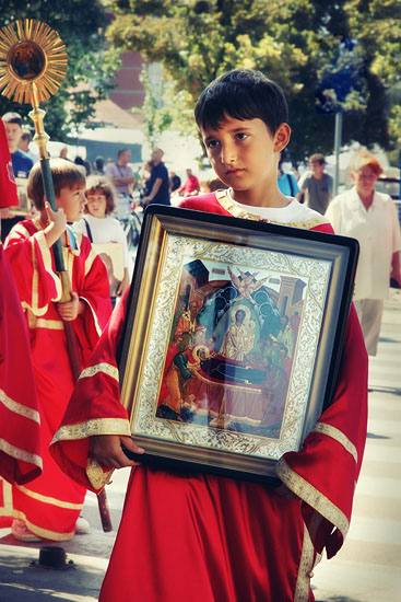 Успеније Пресвете Богородице, Слава града Пирота