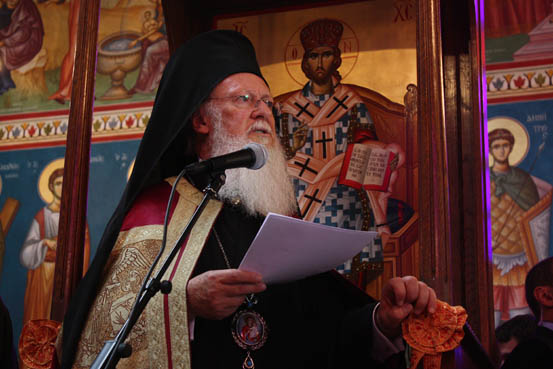 His All Holiness the Ecumenical Patriarch Bartholomew.