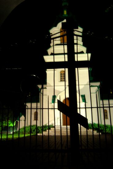 Gate in night - Ryboły