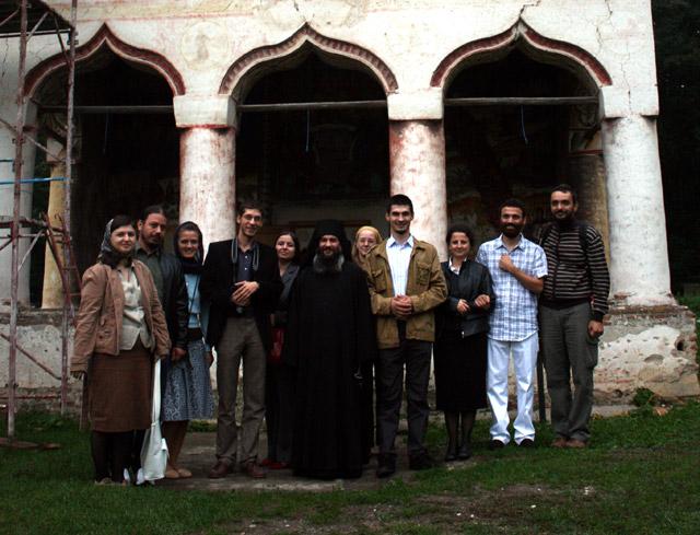 Romanian Orthphotonians , father Daniel and our friends:)