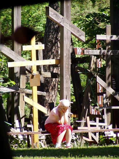 Kilka chwil przed spowiedzia.