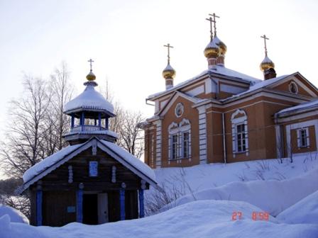 Vazheozersky monastery. The Church of All the Saints (winter church)