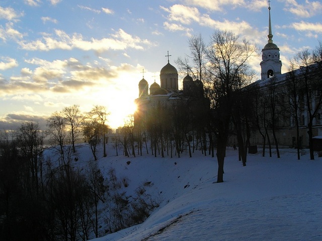В закатных лучах