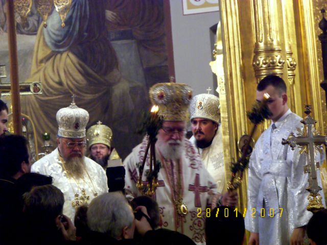 Chirotonia biskupia archimandryty Jerzego w Katedrze św. Marii Magdaleny w Warszawie.
