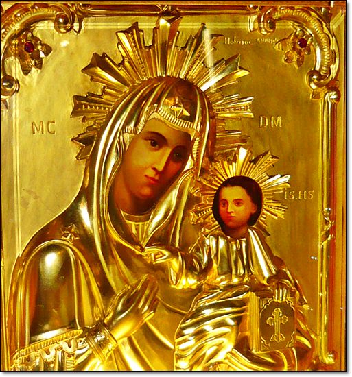Icoana Maicii Domnului de la Biserica Zlatari din Bucuresti