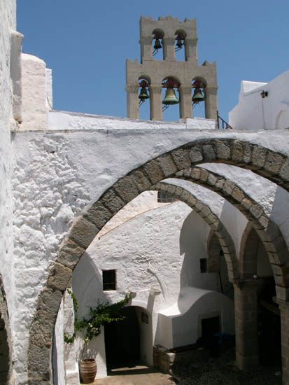 Inside one of the monasteries at Pathmos.