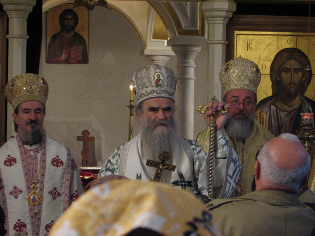 Детаљ са Свете Литургије