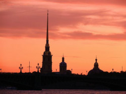 Xenia 
Sunset in St. Petersburg 
2009-11-10 17:49:31