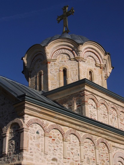 Детаљ манастира Старо Хопово