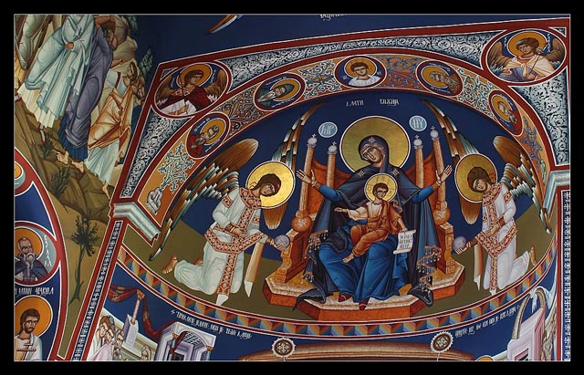 Фреска Пресвете Богородице - Holy Mother Of God Fresco