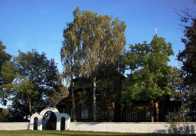 Cerkiew p.w. NMP w Juszkowym Grodzie latem