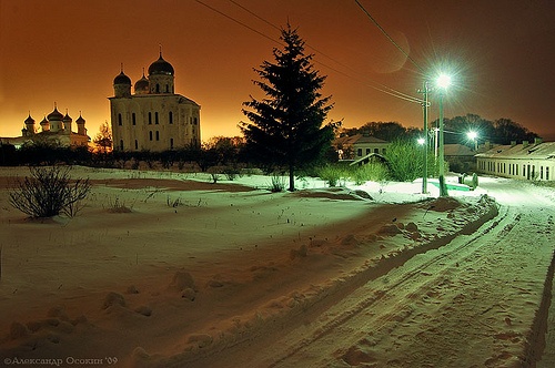 Ночь в монастыре / Night in monastery