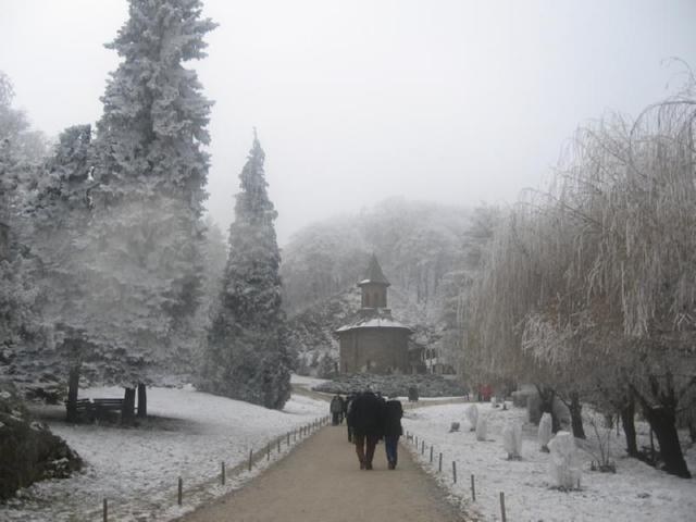 Prislop Monastery (14th c.). Hunedoara county