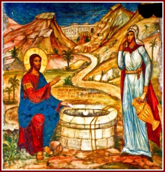 Pictura exterioara–Manastirea Sfanta Maria din Techirghiol/Outside fresco at Saint Mary Monastery