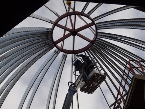 St Luke's Dome is being built